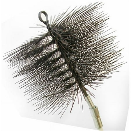 RUTLAND 7in. Chimney Sweep Round Chimney Cleaning Brush 1/4'' NPT fitting