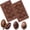2 Pack, variant on Save on Egg Shape Soap Mold Non Stick Silicone Half Egg Mold for Soap Making, Truffles Chocolate, Candy, Jelly, Desserts, Ice Tray Backing Set Cake Mould