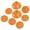 Orange, variant on MHXCV Universal Gamepad Adjustable Height Joystick Cover Accessory Replacement Pack for PlayStation 4 and Xbox One Game Controller, Silicone Thumb Grips Caps, White (10 inches / 25.4 cm)