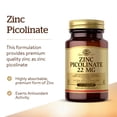 thumbnail image 3 of Suplemento Solgar Picolinato de Zinc 22 mg 100 comprimidos, 3 of 8