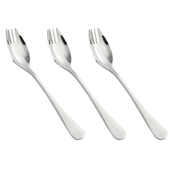 Arborister 6pcs Stainless Steel Sporks Salad Forks Spoon