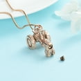thumbnail image 5 of Cremation Jewelry Tractor Urn Necklace for Ashes for Men Stainless Steel Tractor Charm Urn Locket Memorial Keepsake Ashes Jewelry for Human/Pet Ashes, 5 of 6