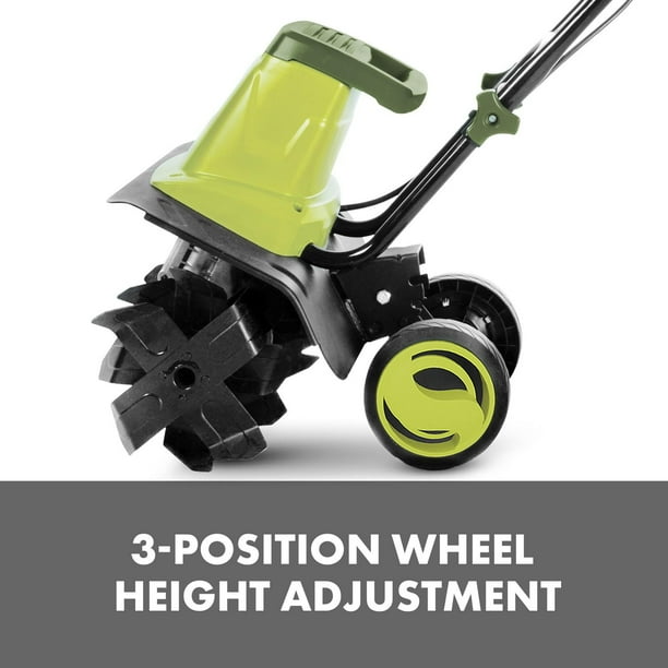 Sun Joe TJ603E Electric Garden Tiller/Cultivator, 16-Inch, 12 Amp