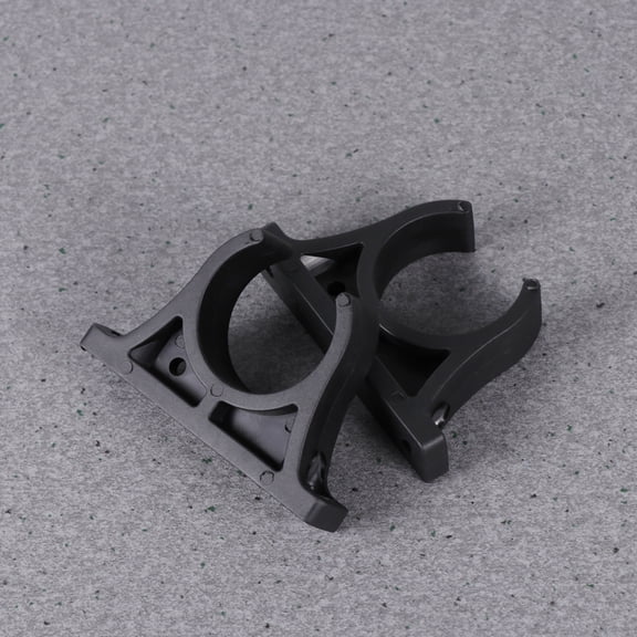 DIALLY 2-Pack Kayak Clips with 4 Screws, Oar Holder Keeper for Kayak Canoe Rowing Accessories, Black