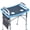 Blue, variant on Soaids Walker Tray for Seniors with Pouch and Non-Slip Pad, Lightweight Durable Food & Drink Table, Compatible with Walker of 10210-1 Model