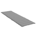 thumbnail image 3 of vidaXL Sun Lounger Cushion Grey, 3 of 6