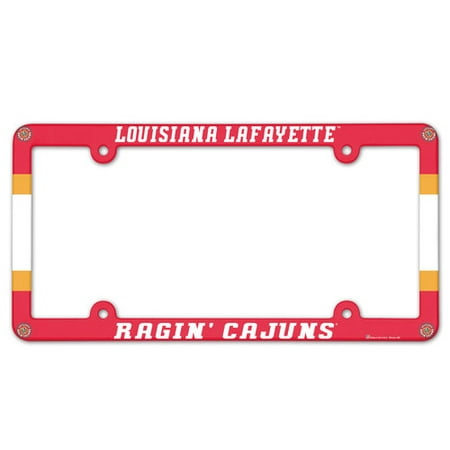 American Logo Products LA Lafayette Rajin Cajuns License Plate (Best Cajun Food In Lafayette La)