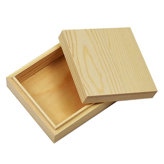 Sophisticated Storage Wood Box Environmentally Friendly Non Toxic Smooth Edges