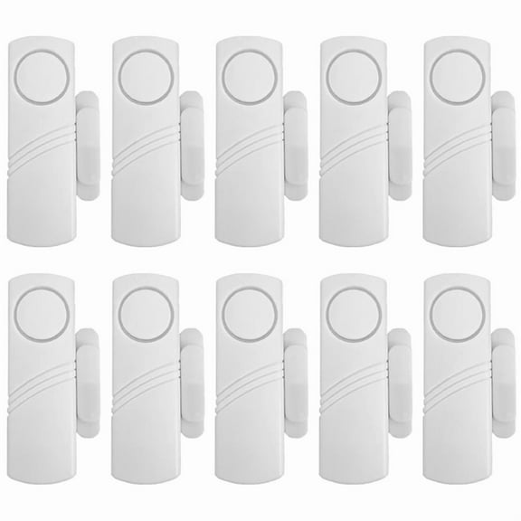 Door Magnetic Alarm Wireless Door and Window Anti-Theft Alarm Home Anti-Theft Door Opening Sensor 10 Pcs