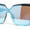 Black - Blue Mirror, variant on Womens Color Mirror Oversized Half Rim Shield Cat Eye Plastic Fashion Sunglasses Black - Blue Mirror