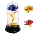 thumbnail image 2 of Moyic 2021 cúpula de luz rosa LED flor artificial flores artificiales de Navidad para decoración boda regalos de Año Nuevo para el hogar Kits de decoración para fiestas azul Moyic HA008474-03B, 2 of 6