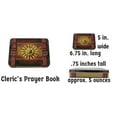 thumbnail image 2 of Cleric's Prayerbook with Smoke and Fire | Shiny Black Nickel with Red Numbers Metal Dice -, 2 of 5