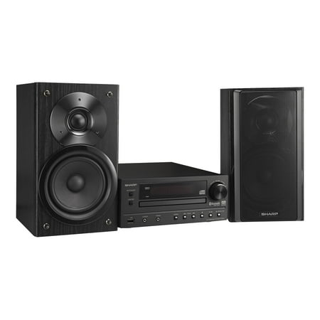 Sharp - 5-Disc Micro System - Black