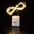 thumbnail image 1 of Cadena de luces LED con forma de ramo navideño, decoración de ambientes, cable de cobre, luz de color, botón, batería, caja, cadena de luces, caja blanca pequeña, 1 of 6