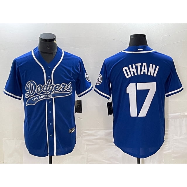 Maillot de Baseball MLB Dodgers 17# OHTANI Édition Élite Maillot Brodé Los Dodgers