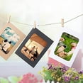thumbnail image 3 of pdqouc 10pcs Hanging Album Clip Kraft Paper Photo Frame Strings Rope Clips Sets DIY Craft Wall Decor for Home,Party,office,Party Decor, Paper Picture Frames, 3 of 8