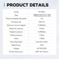 thumbnail image 6 of LAB FISH 30L/min Oil-Free Diaphragm Vacuum Pump with Pressure Gauge, Dual Use for Vacuum & Blowing, Adjustable 0-0.085MPa, for Lab Filtration, Research, Industry, 6 of 7