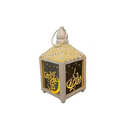 

Worallymy LED Ramadan Lantern Warm White 3D Holographic Star Light Small Indoor Table Decor for Wedding Centerpiece or Ramadan Decorations