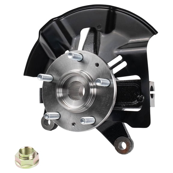 TRQ Front Wheel Bearing & Hub Assembly with Knuckle LH for Mazda CX-9 CX-7 BHA42844