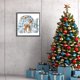 thumbnail image 2 of (K480) Resina Con Forma Especial Navidad Muñeco Nieve 30x30cm, 2 of 9