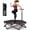 Red, variant on EAST MOUNT 42" Foldable Mini Trampoline for Adults, No Assembly Ultra Quiet Fitness Rebounder with Adjustable Handle, 450LBS Capacity Low Impact Exercise Trampoline for Home Gym Apartment