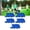 Dark Blue, variant on YAHHU 5-Pack Kids Training Vests Sleeveless Practice Pinnies for Football Sports, Fluorescent Green, M (Medium)