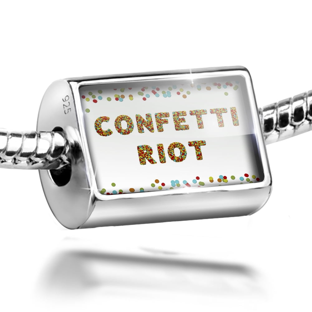 Neonblond Charm Confetti Riot Birthday Party Confetti 925 Sterling