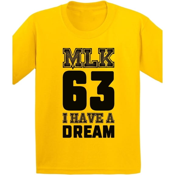 Awkward Styles Youth Martin Luther King Graphic Youth Kids T-shirt Tops I Have a Dream Shirt Black