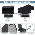 thumbnail image 6 of EuKer 6" Round Chimney Cap, Stainless Steel Roof Rain Chimney Cover for Vent, Black, 6 of 7