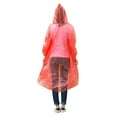 thumbnail image 5 of Rain Poncho,Disposable,Multicolor,Adult Size for Travel Outdoor Emergency, 5 of 7