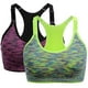 thumbnail image 1 of Pack de 2 sujetadores deportivos de alto impacto para mujer - Camiseta sin costuras para yoga y running con tirantes ajustables (tallas S-XL), 1 of 8