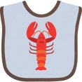 thumbnail image 3 of Inktastic Lobster Distressed Ocean Creature Boys or Girls Baby Bib, 3 of 4