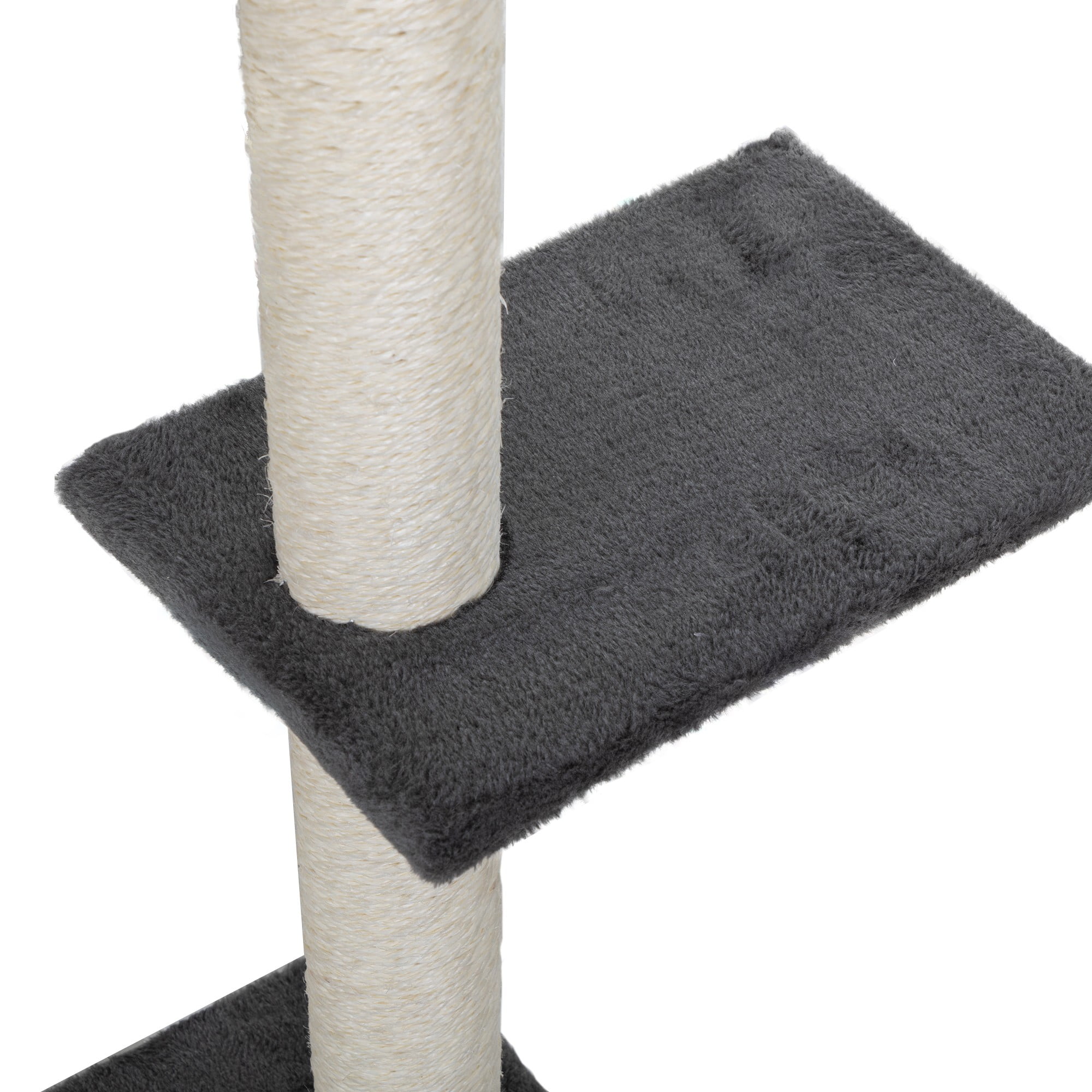 resenkos Cat Wall Shelves and Perches Set for 5, Cat Tower for Adult Cats Mounted Cat Tree House for Large, Indoor Cat Sleeping Playing Lounging Climbing Furniture, Gray