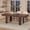 Brown, variant on Wood Extendable Table, 63" (86.6") x35.4", for 6-10 People, Sturdy Wooden Frame, for Kitchen, Living Room