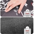 thumbnail image 4 of Coffee Mat - Coffee Bar Mat for Countertop, Anti-Slip Hide Stains Dish Drying Mat for Kitchen, Suitable for Espresso Machine, Dish Rack, Coffee Bar Accessories, 16"x24" (Gray), 4 of 6