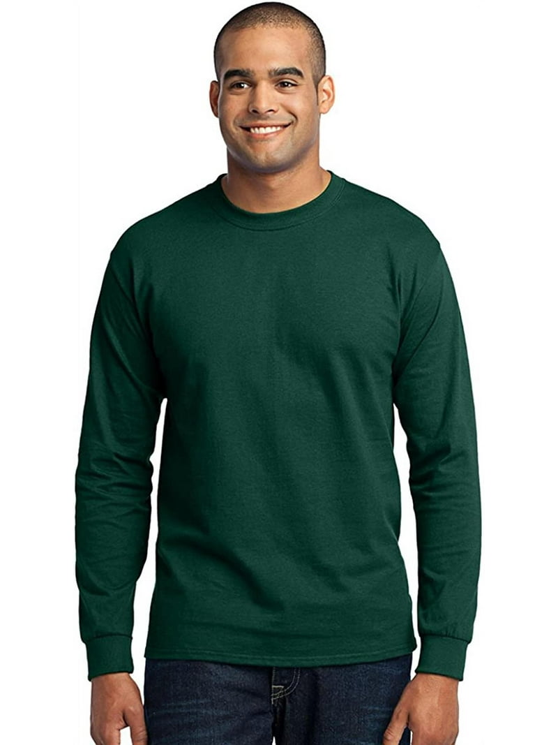 T-shirt Port & Company Noir Homme M – "Eating For Two Drinking For Three" (occasion)