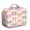Pink-3, variant on Retro Insulated Lunch Box, Reusable Thermal Lunch Bag with Spill-Resistant Interior, Tribal Design & 8-Hour Cooling, Great for Work/Picnic/School