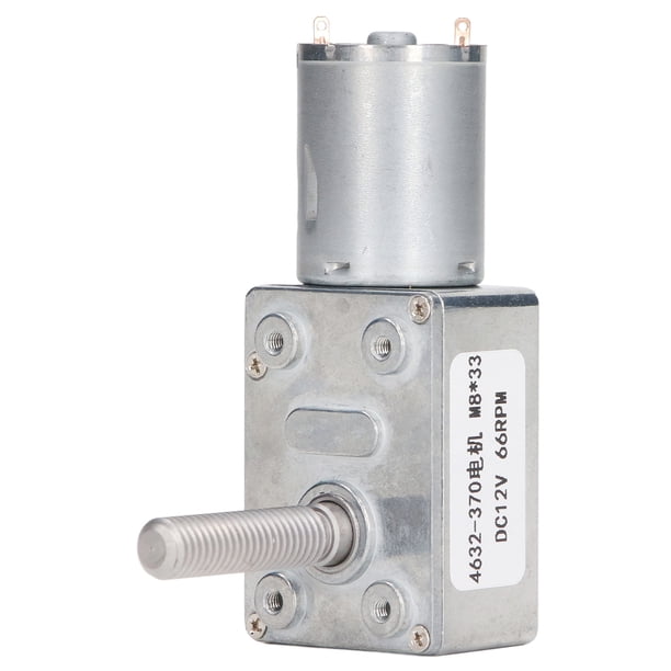 Motor Con Engranaje Helicoidal Turbo, 4632 370 Motor De Reducción De CC Resistente Al Desgaste M8 X 33 Mm De Alta Precisión Para Abridor De Puertas