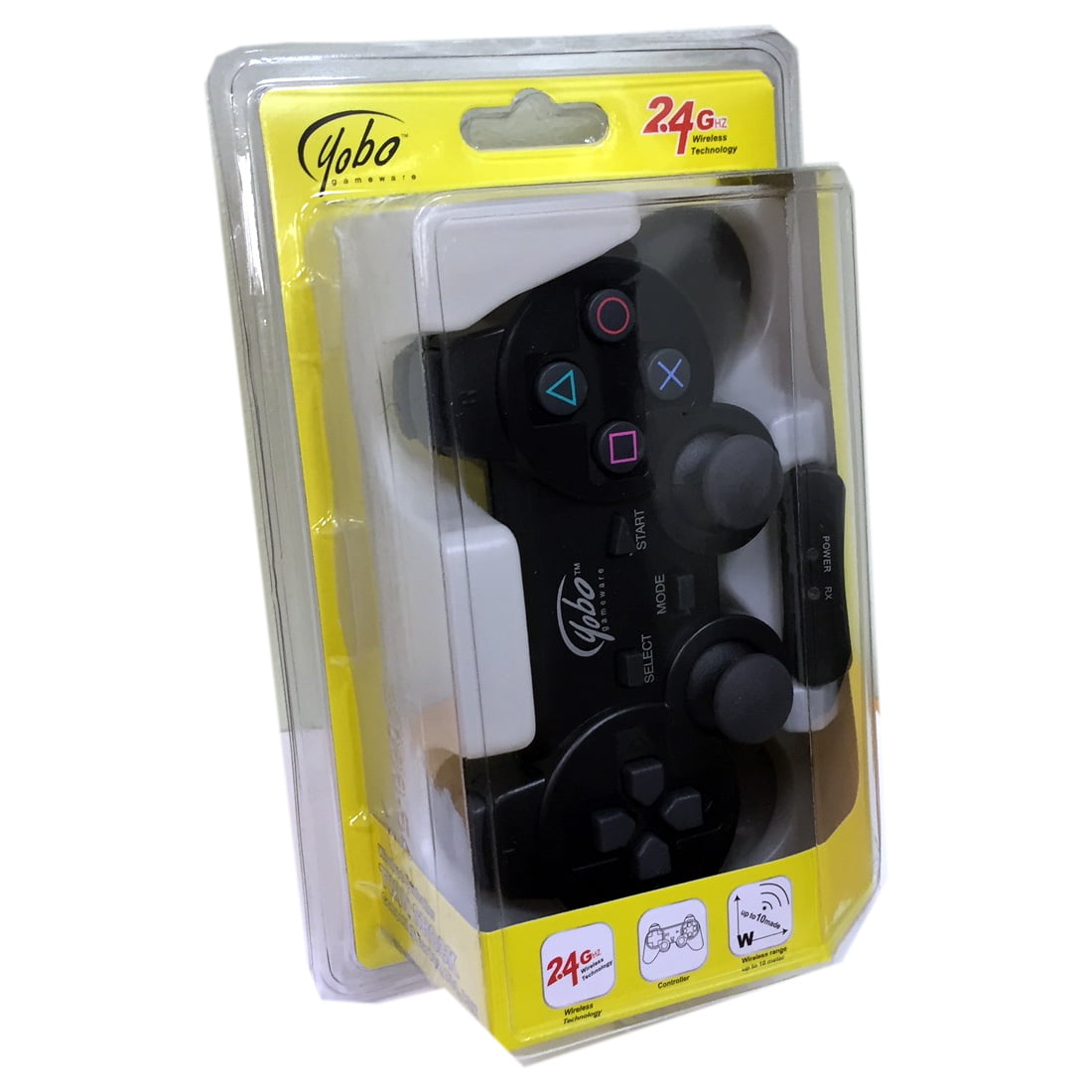 Moskee handleiding Maar Yobo PS2 Wireless Controller For Sony PS2 / PS1 / PSX System - Walmart.com