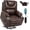 Dark Brown Faux Leather(single Motor+usb Ports), variant on 26" Width Oversized Power Lift Recliner Chair for Big Man Recliner with Heat and Massage, Hidden Cup Holder, Recliner Lift Chairs for Elderly, 400lbs