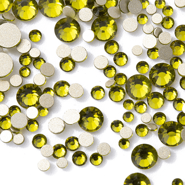 Verde, Crystal Flat Green Rhinestone Nail Art MFZFUKR CPB-US-CJZ309-3