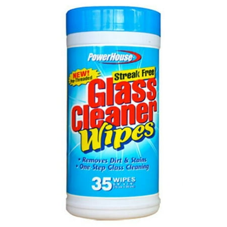 Personal Care 90812-3 Streak Free Glass Cleaner Wipes 35 Count- Pack of 12