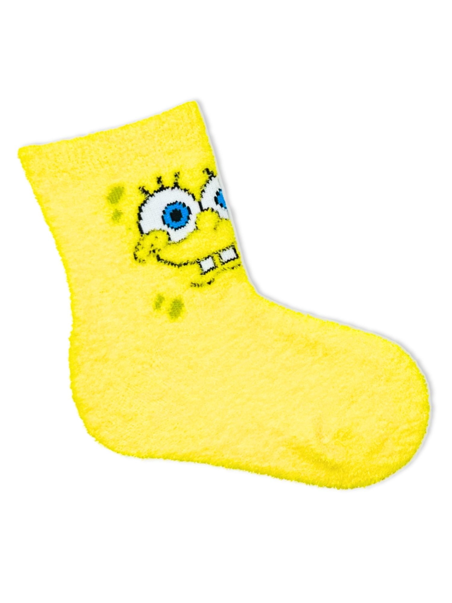 SpongeBob SquarePants Boys Cozy Socks, 2-Pack, Sizes S/M-M/L