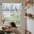 thumbnail image 6 of Summer Kitchen Curtain Valance Living Room Valance for Windows Summer Ocean Coral Shell Conch Starfish White Valance Curtains Short Rod Pocket Window Valance for Bedroom, 54"x18", 6 of 6