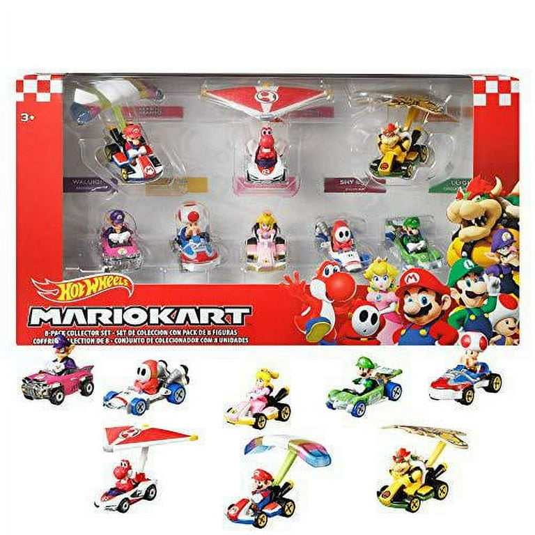 Hot Wheels Mario Kart Collector Set 8pk Walmart
