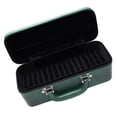 thumbnail image 4 of Portable Bangle Box with 15 Slot Inserts PU Leather Presentation Box Bracelet Display Box for Men  Green, 4 of 8