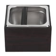 thumbnail image 1 of Contenedor cuadrado de acero inoxidable para residuos de café, cubo para residuos, caja con Base, 1 of 8