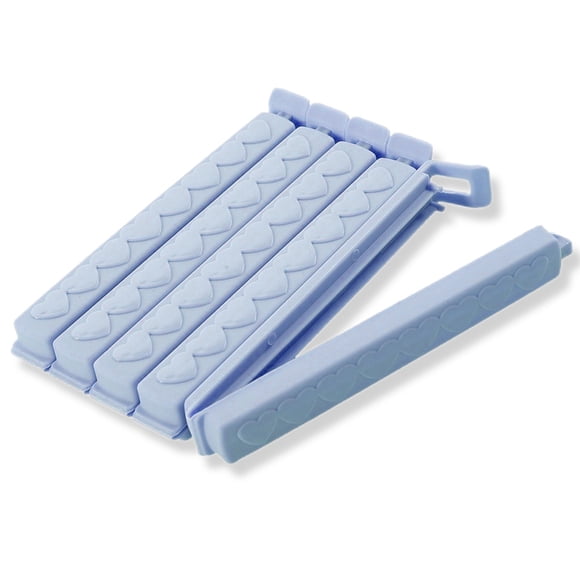Paquete de 5 Clips de sellado de bolsa de almacenamiento Wosthever Azul HA063192-02B