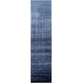 thumbnail image 1 of Unique Loom Tapis de Course Transitionnel Contemporain de la Collection Del Mar, 2' 7" x 10', Bleu/bleu Marine, 1 of 10