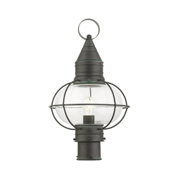 Livex Lighting - Newburyport - 1 Light Outdoor Post Top Lantern in Bohemian